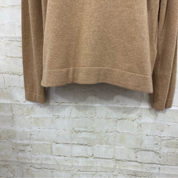 Polo Ralph Lauren Tan Merino Wool Cashmere Monogram Embroidered Sweater - Picture 4 of 9